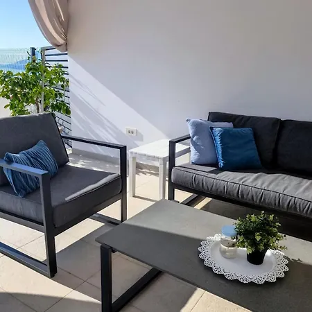 Skyview Mit Infinitypool Und Panorama Meerblick Brela
