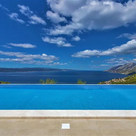 Skyview Mit Infinitypool Und Panorama Meerblick Brela