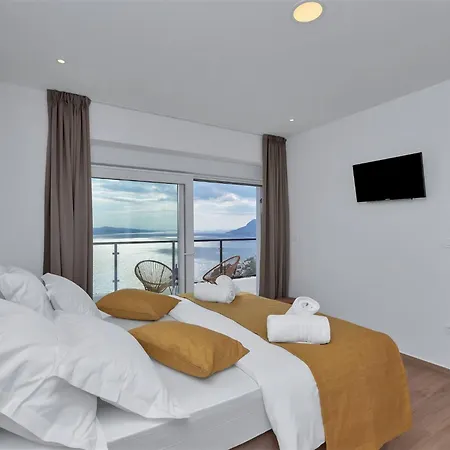 Skyview Mit Infinitypool Und Panorama Meerblick * Brela