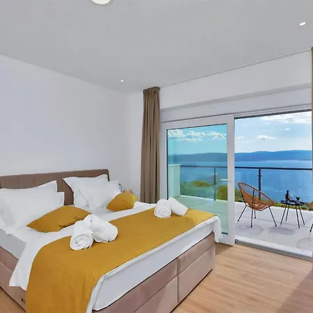 Skyview Mit Infinitypool Und Panorama Meerblick Villa Brela