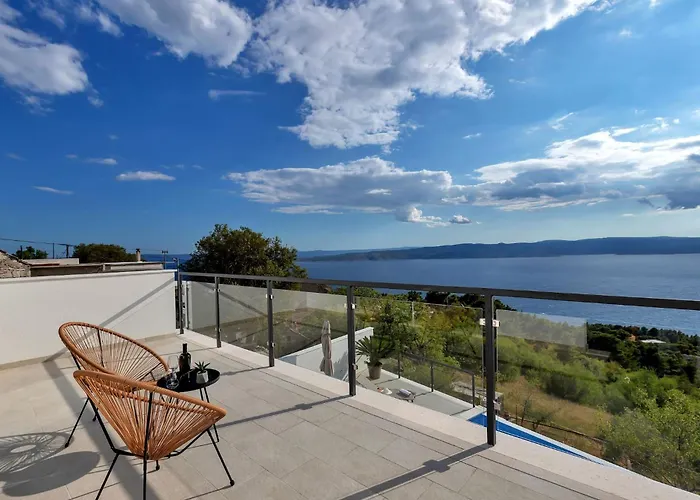 فيلة Skyview Mit Infinitypool Und Panorama Meerblick